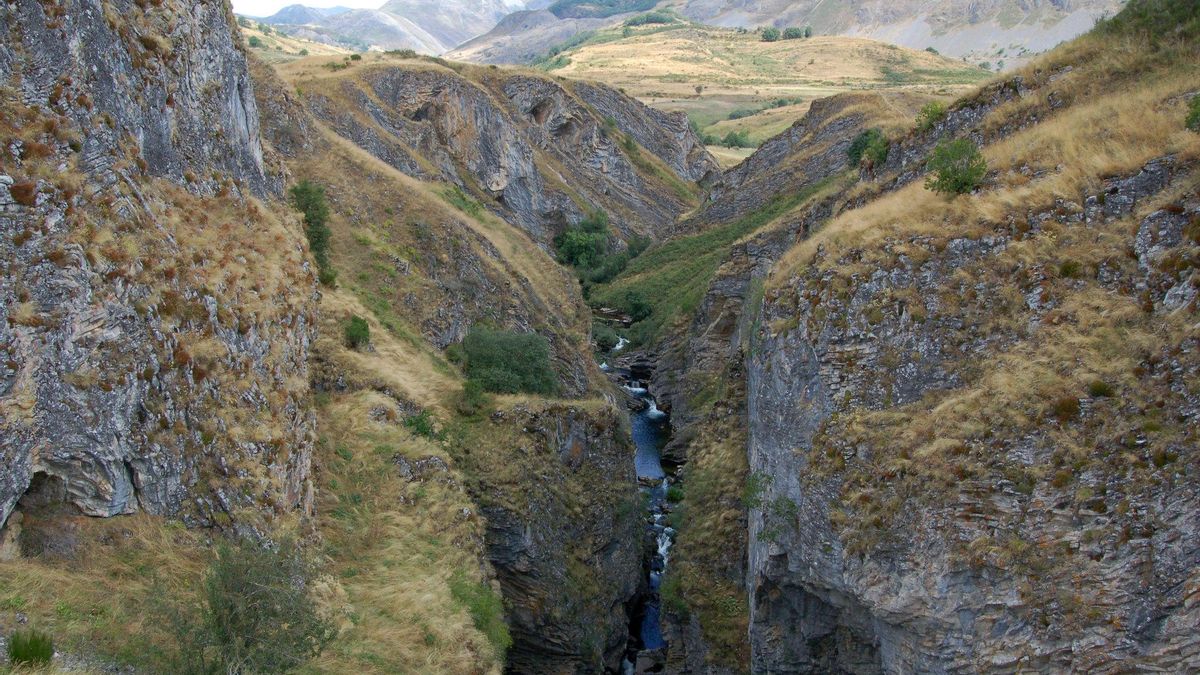 El Sil a su paso por el Desfiladero de Las Palomas.