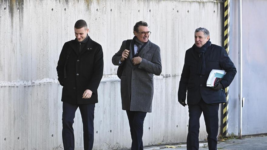 Jordi Pujol Ferrusola a su llegada a la Audiencia Nacional, este martes, donde prosigue el juicio a la familia Pujol por presuntos delitos de corrupción