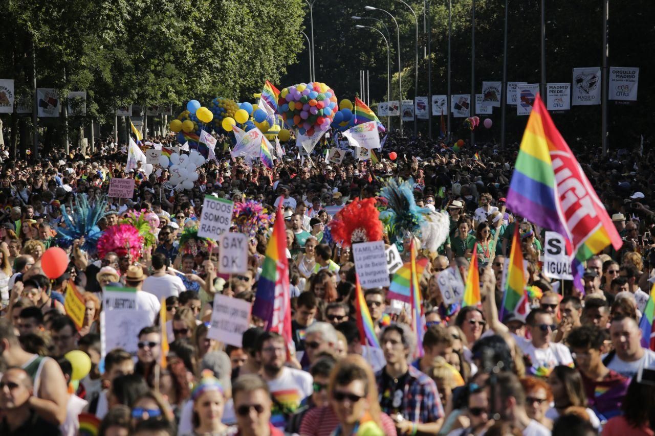 Una multitud ha inundado el centro de Madrid reivindicando la igualdad y la diversidad