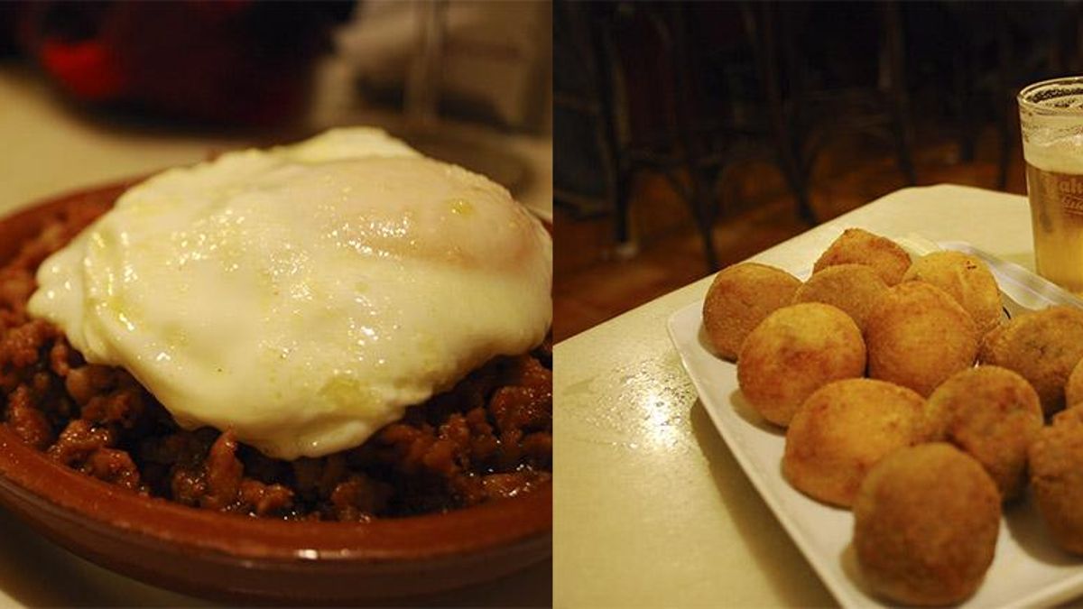 Croquetas y picadillo riojano