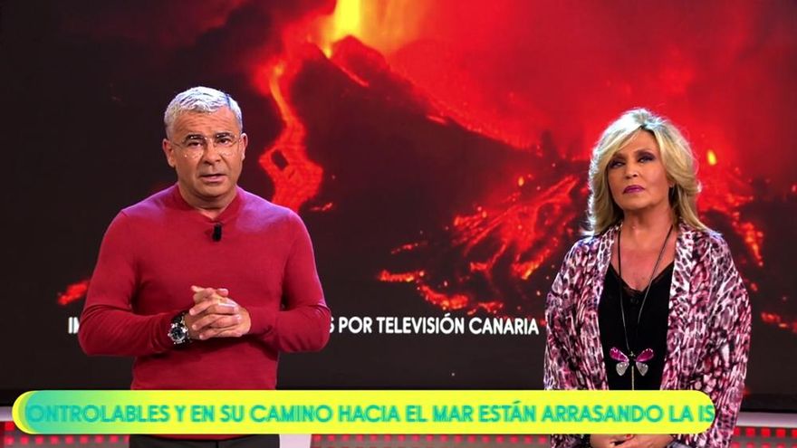 Jorge Javier Vázquez con Lydia Lozano en 'Sálvame'