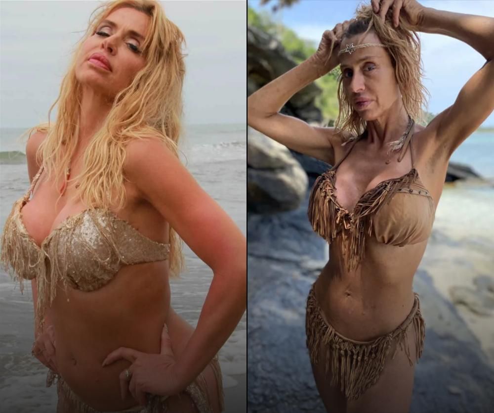El antes y después de Valeria Marini en 'Supervivientes 2021'