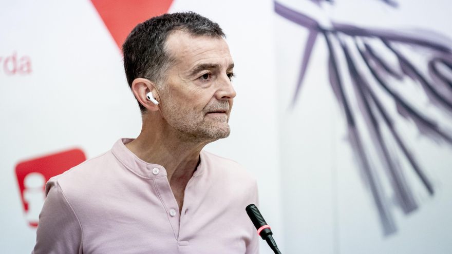 El coordinador federal de IU, Antonio Maíllo, interviene en la primera reunión al completo de la nueva Coordinadora Federal, en el edificio 'Abogados de Atocha', a 6 de julio de 2024, en Madrid (España). (Foto de archivo).