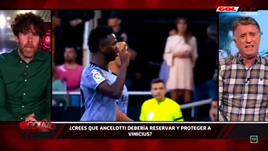 Lamentable cruce de insultos entre Dani Senabre y Fernando Burgos en 'El golazo de Gol': "¡No me toques los cojones!"