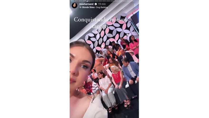 Publicación de Instagram Stories de Inés Hernand