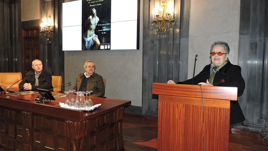 Conferencia 'El mito de San Sebastián: los cauces de la flecha' impartida por Rosario F. Cartes en la Casa de la Provincia de Sevilla