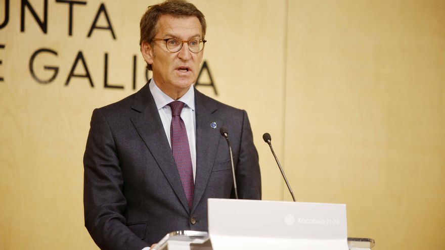 El líder del PP, Alberto Núñez Feijóo.