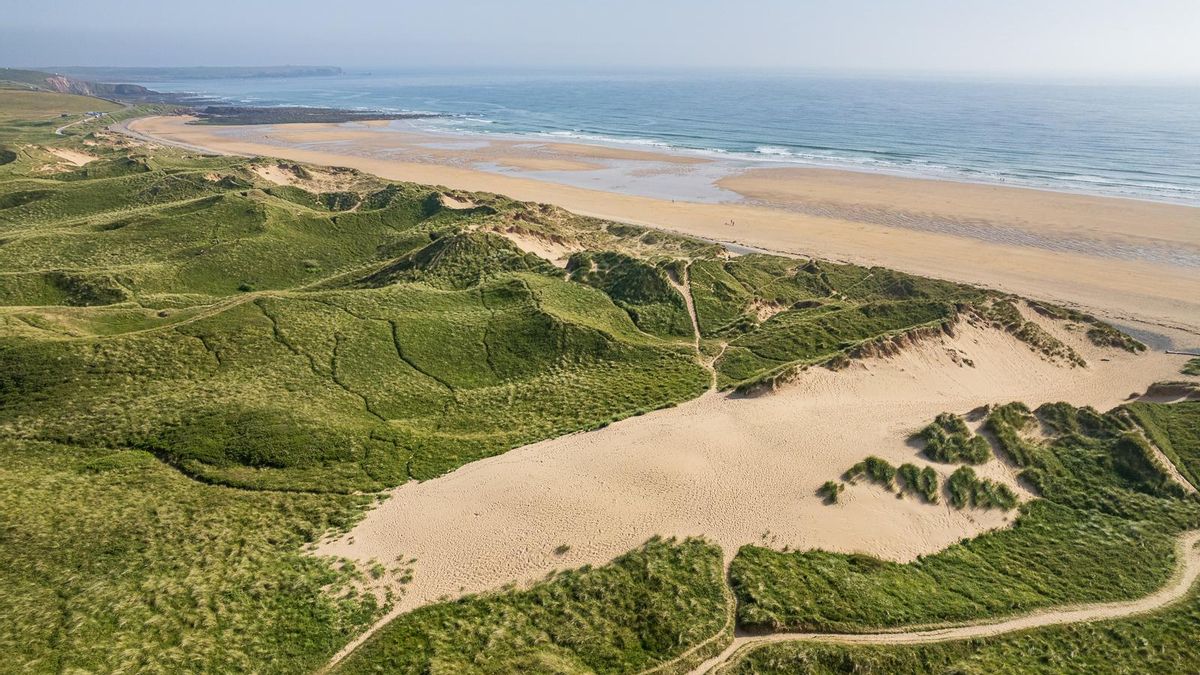 Arenales de Freshwater West, la playa de 'Harry Potter'.