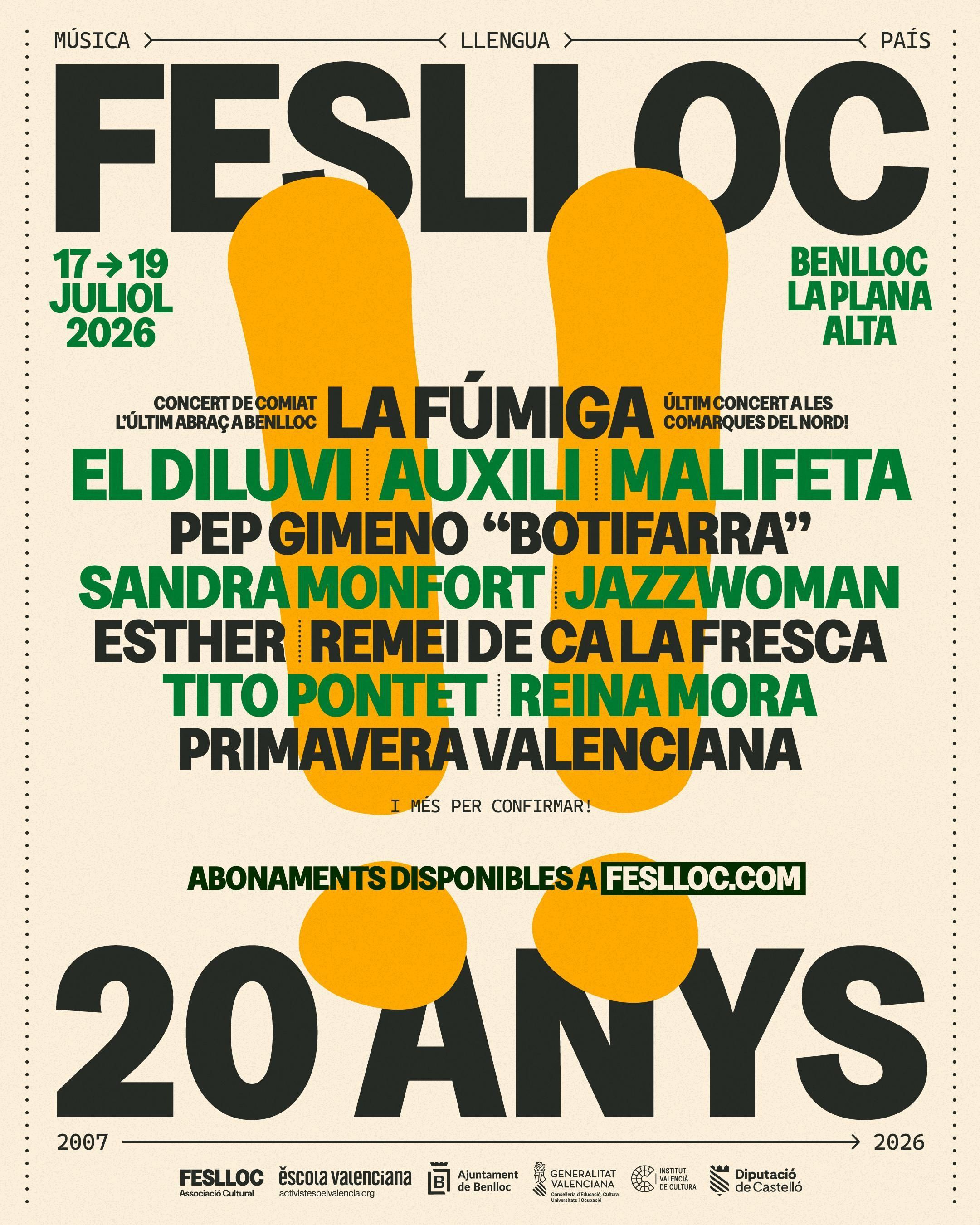 Cartell del Feslloc 2026.
