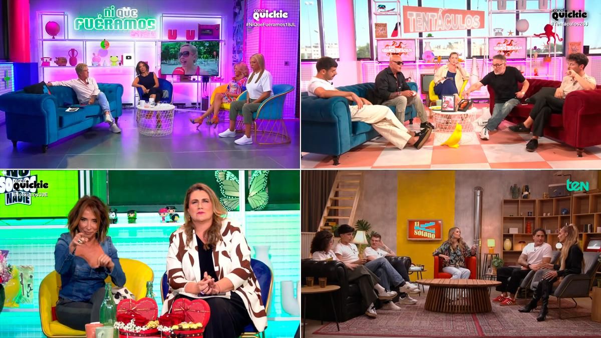 'Ni que fuéramos Shhh', 'Tentáculos', 'No somos nadie' y 'El sótano club'