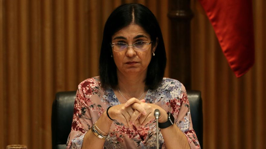 La ministra de Sanidad, Carolina Darias.