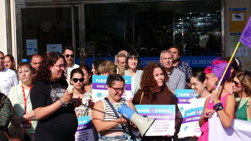 Colectivos y oposición denuncian deficiencias en la sala de partos provisional del hospital de Ourense