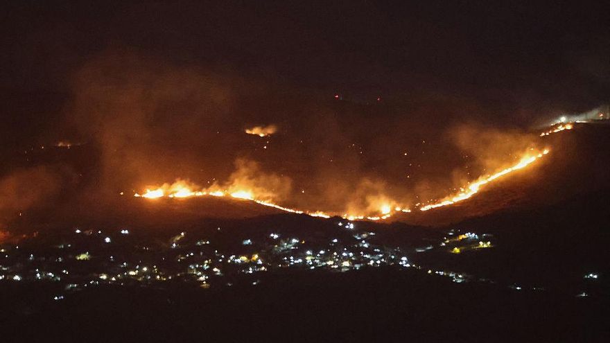 Bomberos de Líbano denuncian que Israel está provocando a propósito incendios forestales en el sur del país
