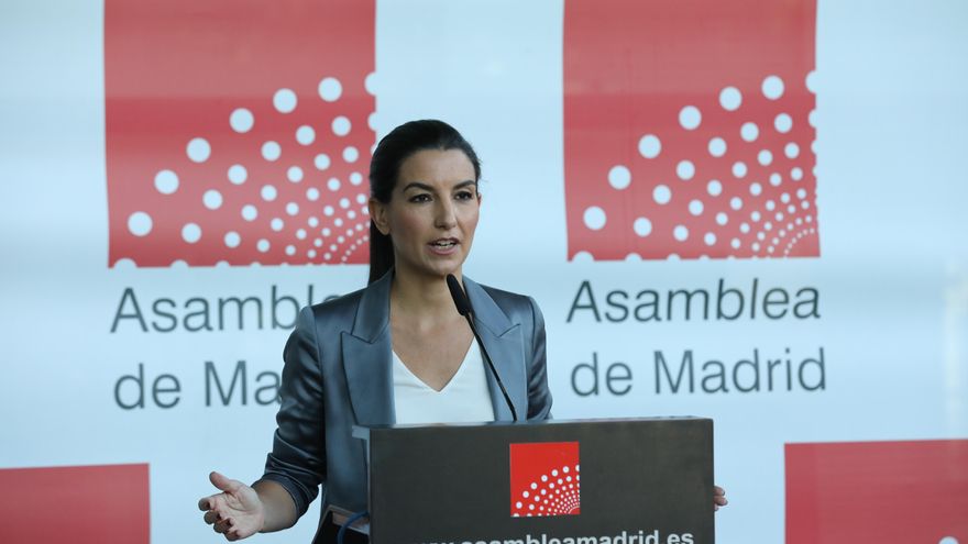 Archivo - La portavoz de Vox en la Asamblea de Madrid, Rocío Monasterio, ofrece una rueda de prensa previa a la celebración de una sesión plenaria en la Asamblea de Madrid, a 15 de julio de 2021, en Madrid (España). El pleno debate hoy la creación de una