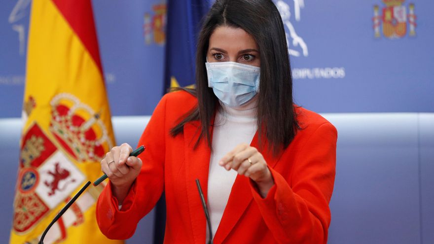 La líder de Ciudadanos en el Congreso, Inés Arrimadas. EFE/ Emilio Naranjo/Archivo