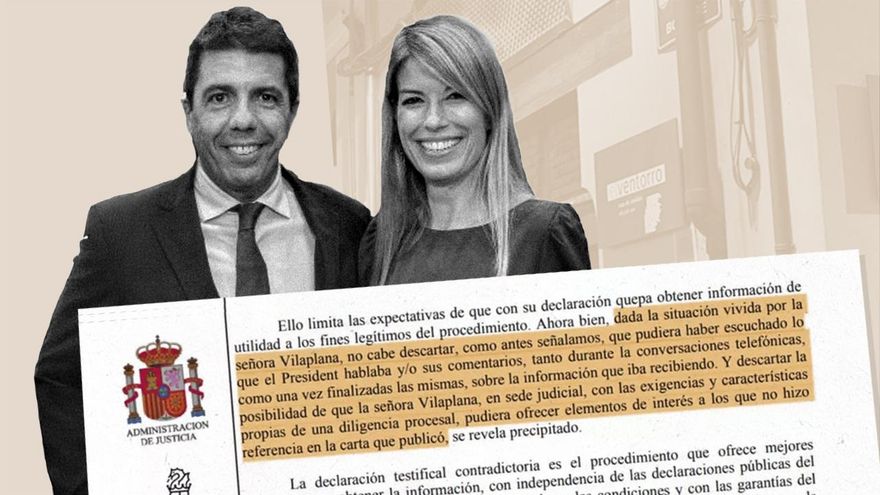 The witness Maribel Vilaplana: the turnaround in the cause of the dana that opens a crack to investigate the food with Mazón in Ventorro