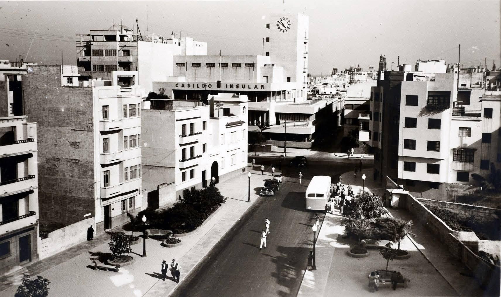 Cabildo de Gran Canaria, 1945-1950 (Fotos antiguas de Canarias).