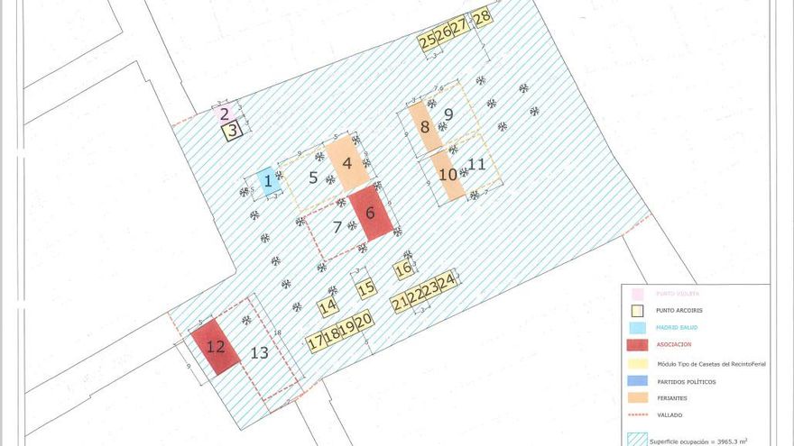 Recinto ferial de San Lorenzo, sobre la plaza de Nelson Mandela