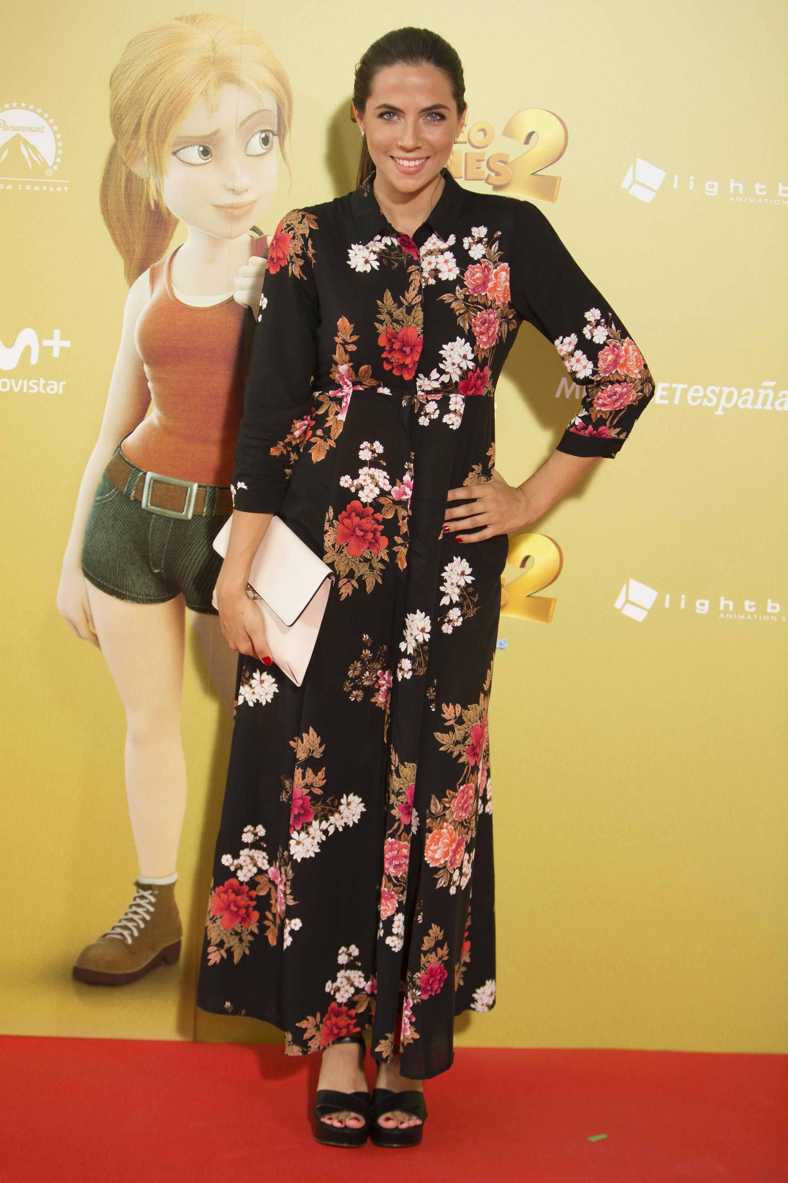 Laura Durand en la premier de Tadeo Jones 2