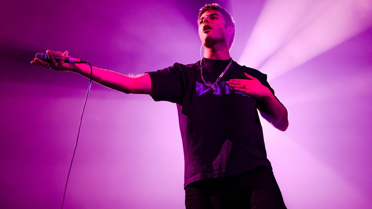 Grian Chatten, cantante de Fontaines D.C., el 22 de octubre en el concierto en el Movistar Arena