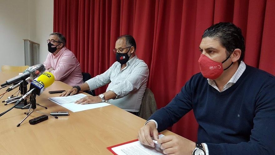 Rueda de prensa de los sindicatos de Repsol en Puertollano