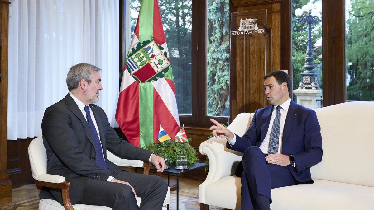 Pradales y Clavijo, este miércoles en Ajuria Enea.