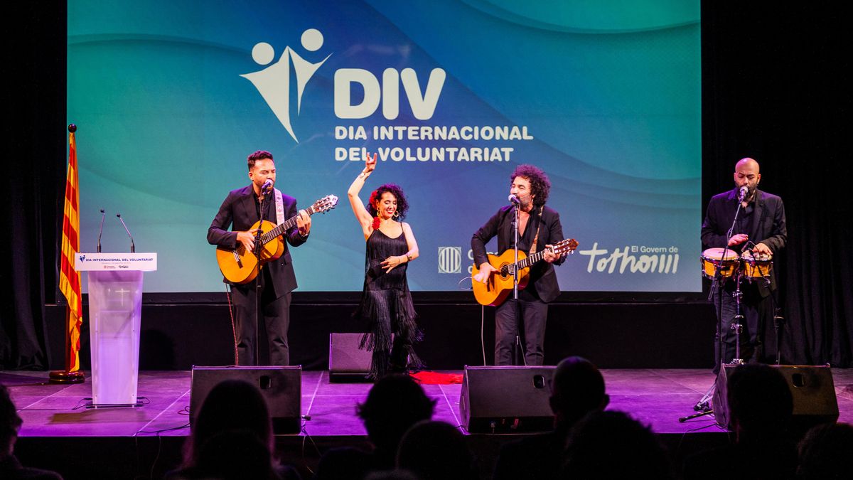Rumba catalana a la gala amb motiu del Dia Internacional del Voluntariat