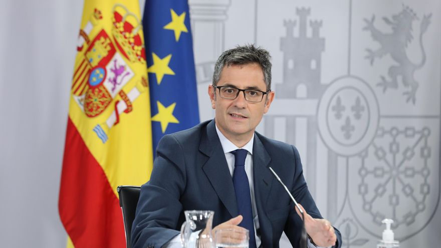 El ministro de la Presidencia, Félix Bolaños