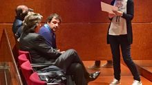 Iñigo Antia, con el resto de los acusados de Hiriko