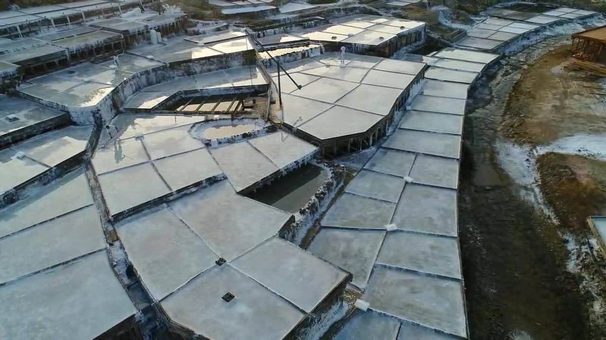 Vista aérea del Valle Salado de Añana.