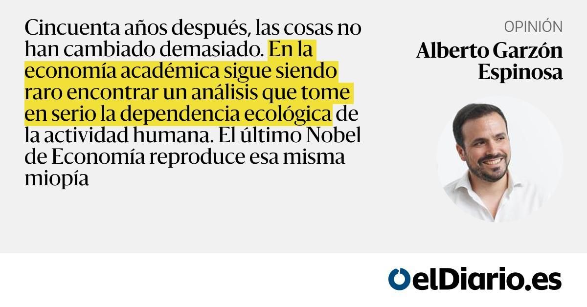El Nobel del suicidio ecológico