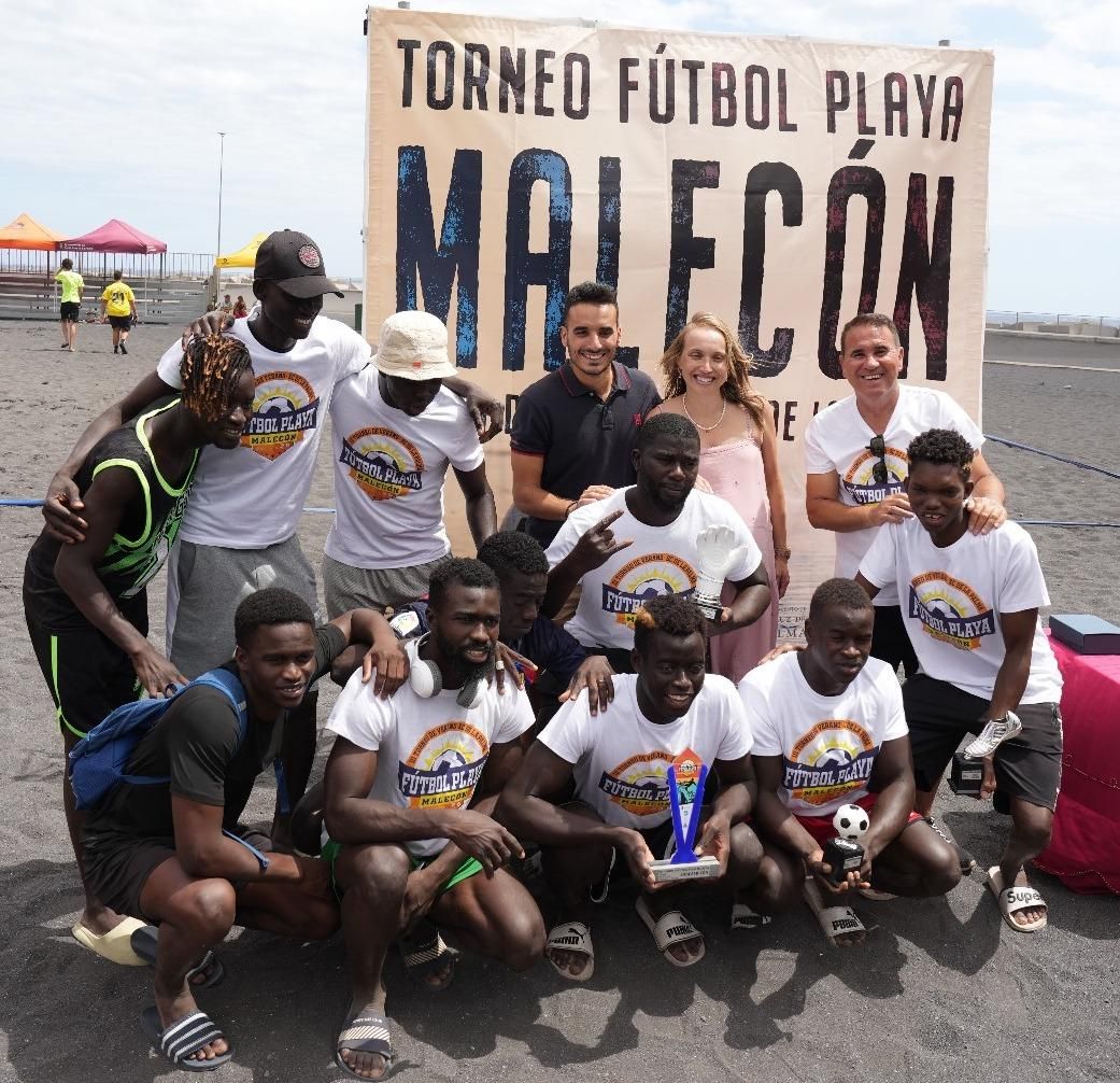Clausura del III Torneo de Fútbol Playa Malecón.