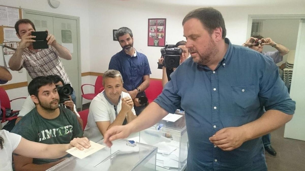 Junqueras llama a votar frente a las actitudes del Estado que "amenazan" la democracia