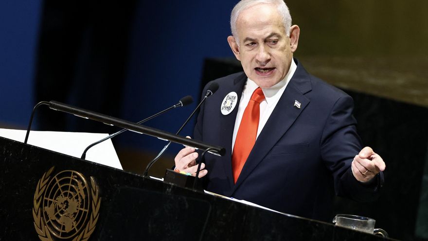 Netanyahu anuncia en la ONU que seguirá con el genocidio: "No hemos terminado"