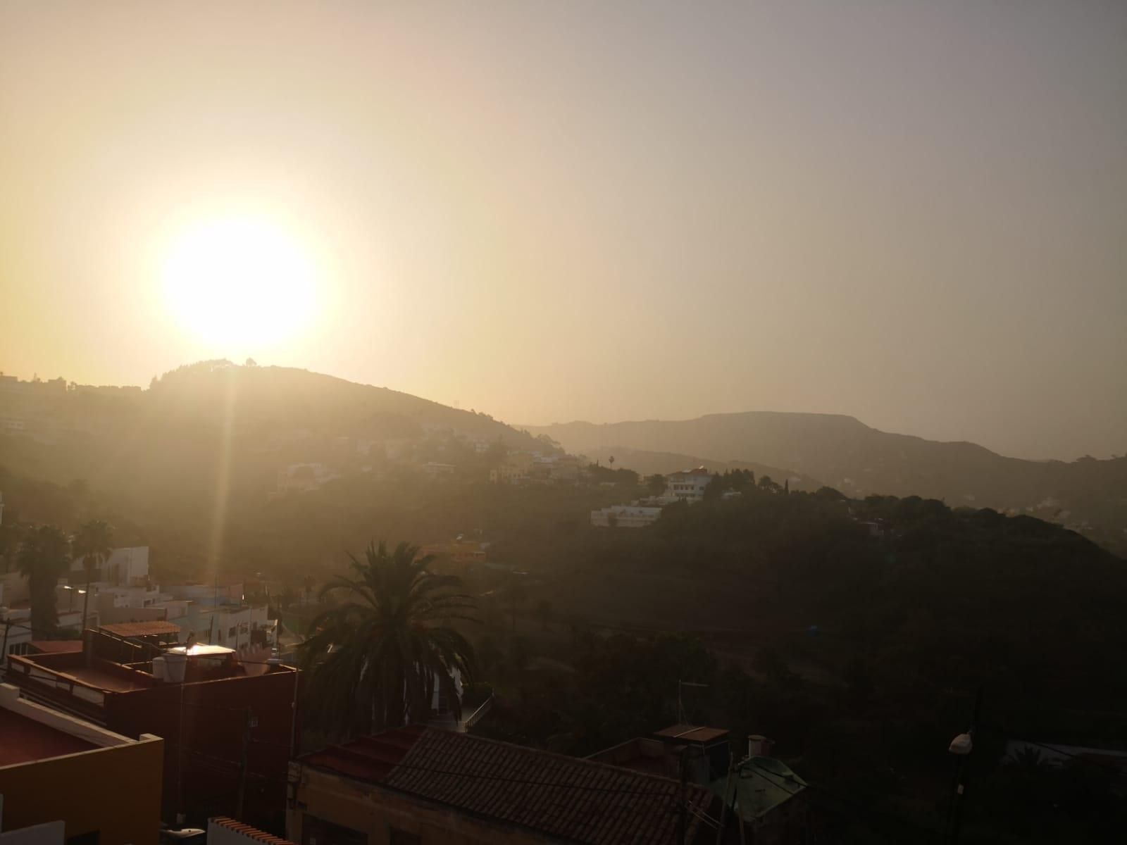 Calima en Tafira, Gran Canaria