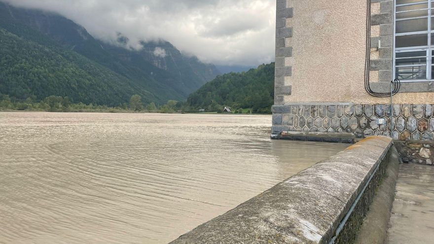 La DANA causa problemas en el Pirineo: cortado el acceso al túnel de Bielsa y dos localidades incomunicadas
