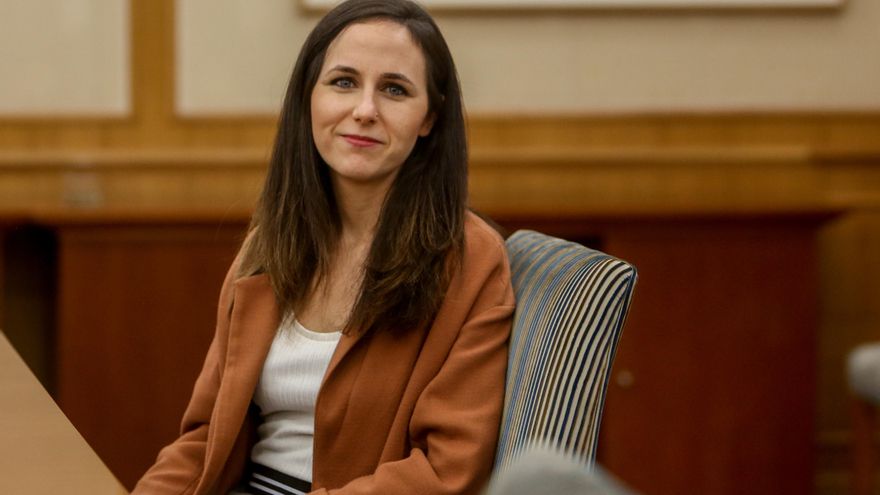 Archivo - La secretaria de Estado para la Agenda 2030 y dirigente de Unidas Podemos, Ione Belarra, en una entrevista con Europa Press en la sede del Ministerio de Derechos Sociales, en Madrid (España), a 16 de diciembre de 2020.