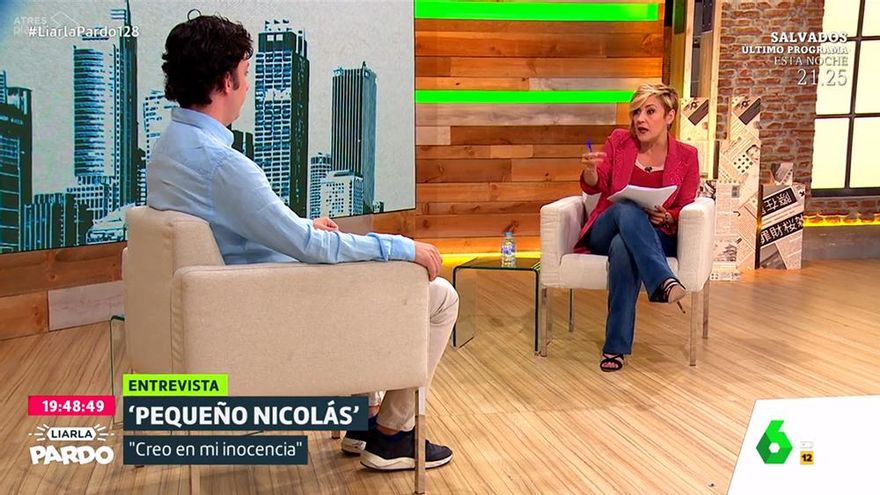 El corte de Cristina Pardo al pequeño Nicolás tras pedirle que corrija a Ferreras: "No soy la mensajera de nadie"