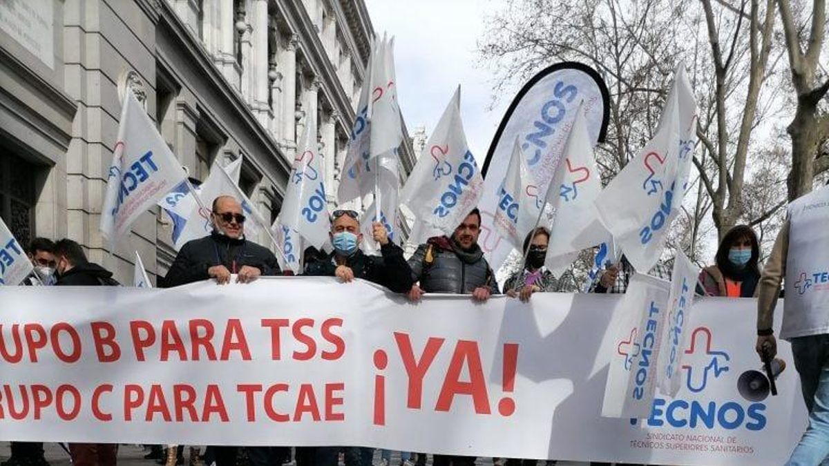 Movilización del Sindicato TECNOS