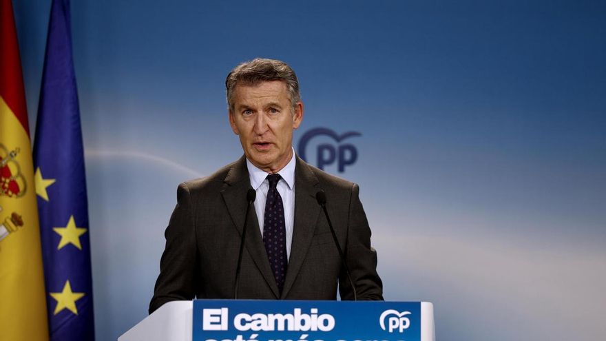 El líder del PP, Alberto Núñez Feijóo, en una imagen de archivo. EFE/ Rodrigo Jimenez