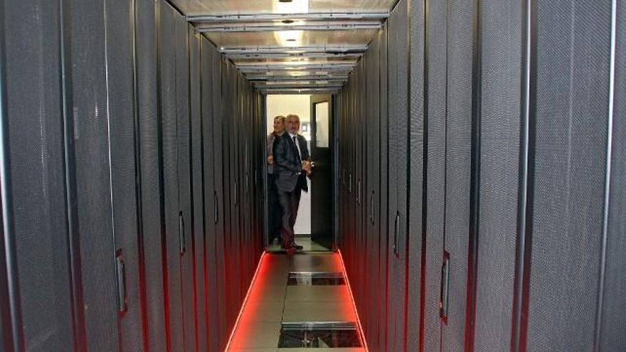 Interior del Centro de Supercomputación con sede en León. // Peio García / ICAL
