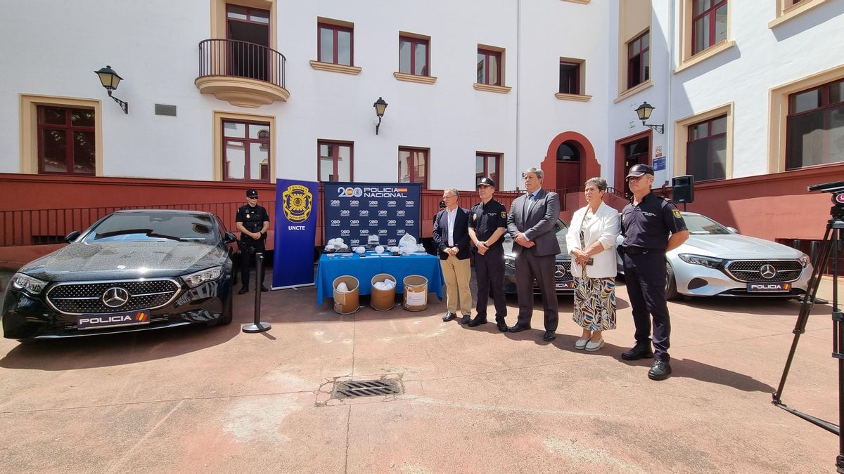 El laboratorio desmantelado en Badajoz: 45 kilos de cocaína y 20 en fase de cocinado