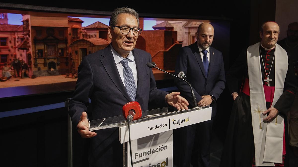 Inauguración del Belén de la Fundación Cajasol en Córdoba