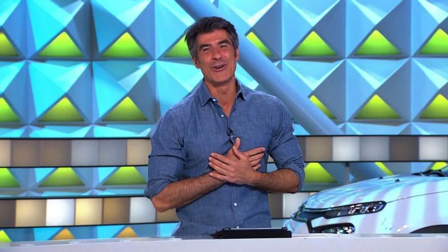 Declaración de amor espontánea a Jorge Fernández en 'La Ruleta de la Suerte': "¿Y ahora cómo sigo yo?"