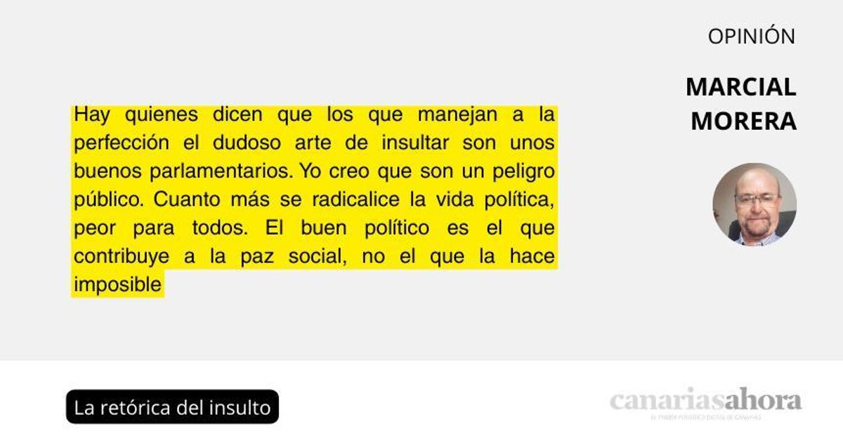 La retórica del insulto
