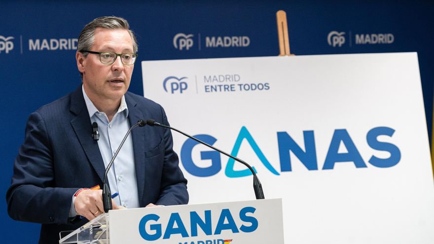 El secretario general del PP de Madrid, Alfonso Serrano.