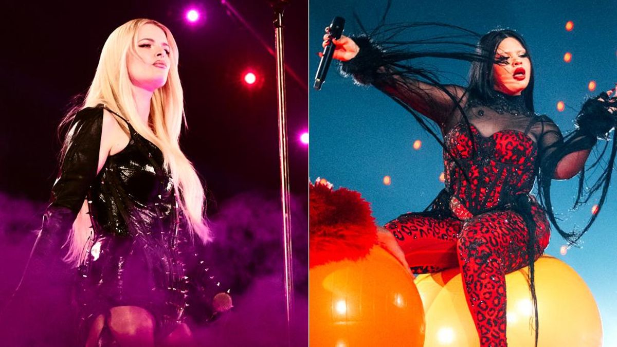 Erika Vikman y Miriana Conte en sus ensayos de Eurovisión 2025