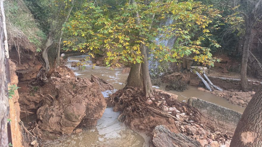 "Devastación" en el Monasterio de Piedra por la DANA: "La fuerza del río se ha llevado por delante las estructuras"