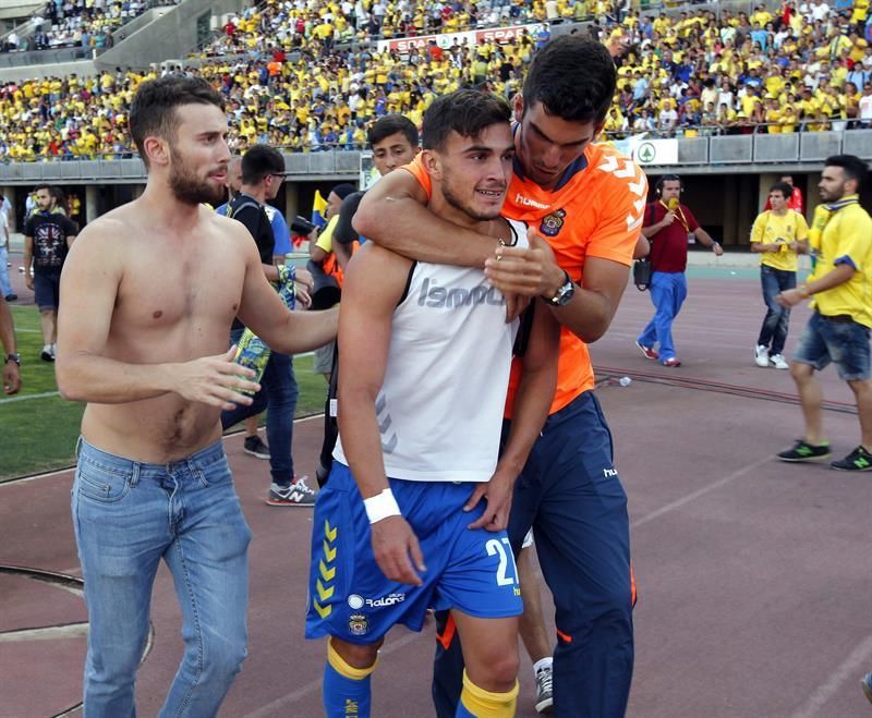 Incidentes al finalizar el encuentro