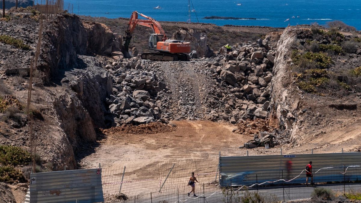 Salvar el Puertito convoca una manifestación en Tenerife un año después del reinicio de las obras en Cuna del Alma